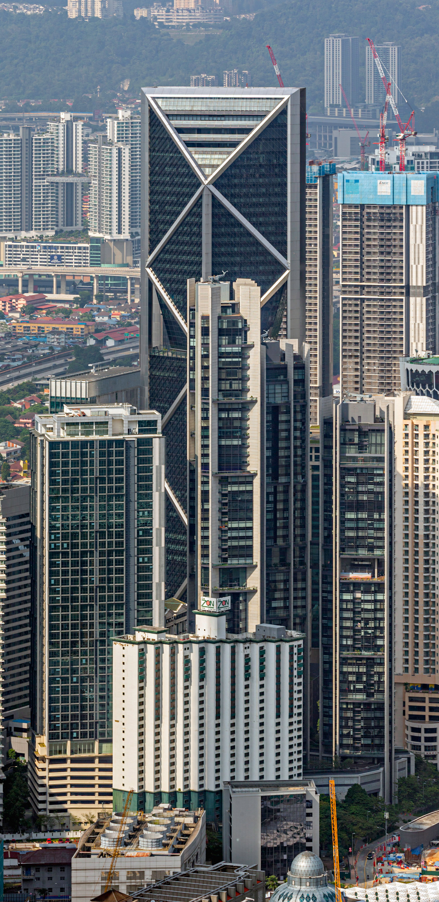 Ilham Tower, Kuala Lumpur - View from KL Tower. © Mathias Beinling
